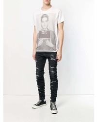 R13 Marbled Ripped Jeans