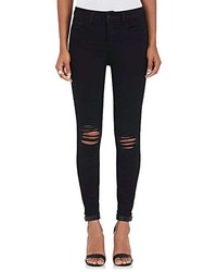 L'Agence Margot Distressed Skinny Jeans