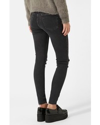 Topshop Moto Jamie Ripped Ankle Skinny Jeans