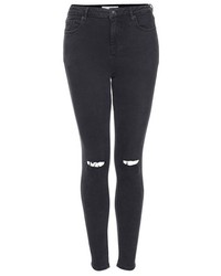 Topshop Moto Jamie Ripped High Rise Ankle Skinny Jeans