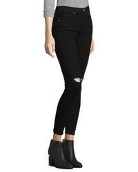 Newton High Rise Distressed Skinny Jeans