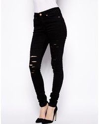Noisy May Lucy Ripped Skinny Jeans