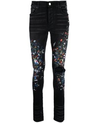 Amiri Paint Splatter Skinny Jeans