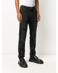 Dolce & Gabbana Paint Splatter Slim Fit Jeans