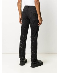 Dolce & Gabbana Paint Splatter Slim Fit Jeans