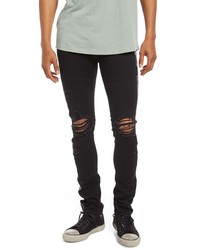 Cult of Individuality Punk Super Skinny Ripped Stretch Jeans