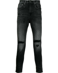 R13 Ripped Detail Jeans