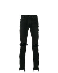 Palm Angels Ripped Knee Skinny Jeans