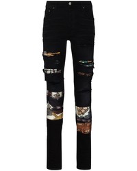 Amiri Scarf Patch Detail Skinny Jeans
