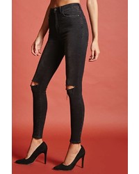 Forever 21 Sculpted High Rise Skinny Jeans