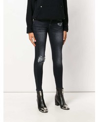 7 For All Mankind Sequined Detail Skinny Jeans