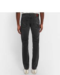 Marc Jacobs Skinny Fit Distressed Washed Denim Jeans