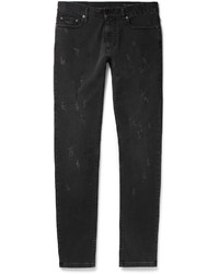 Marc Jacobs Skinny Fit Distressed Washed Denim Jeans