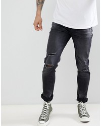 Le Breve Skinny Ripped Jeans