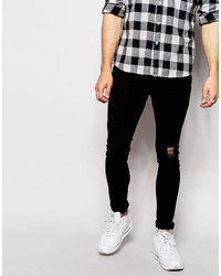 Antioch Super Skinny Jeans With Knee Rip