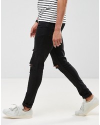 Ringspun Super Skinny Jeans With Ultra Rips