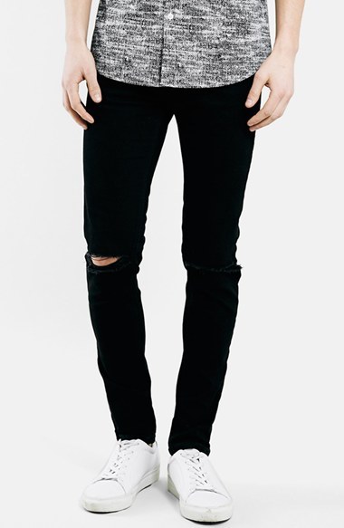 Topman Ripped Stretch Skinny Fit Jeans | Where to buy & how to wear
