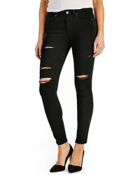 Paige Transcend Hoxton High Rise Destroyed Ankle Ultra Skinny Jeans
