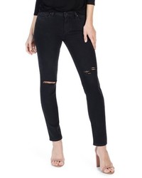 Paige Transcend Verdugo Ripped Ankle Skinny Jeans