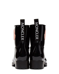 Moncler Black Rubber Ginette Boots