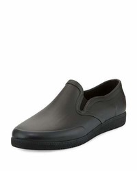 Hunter Boot Original Refined Rubber Plimsoll Sneaker Black