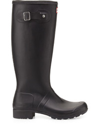 Hunter Boot Original Tour Buckled Welly Boot Black