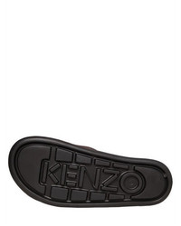 Kenzo 20mm Terrycloth Rubber Slide Sandals