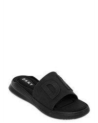 DKNY 30mm Rebecca Logo Rubber Slide Sandals