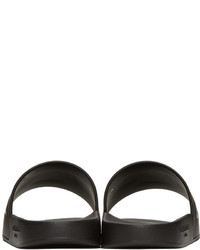 Givenchy Black Logo Slide Sandals
