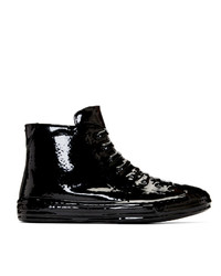 Maison Margiela Black Stereotype High Top Sneakers