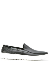 Salvatore Ferragamo Perforated Side Detail Loafers