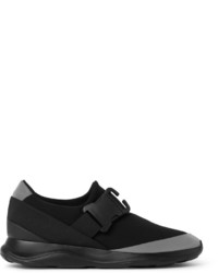 Christopher Kane Reflective Trimmed Neoprene And Rubber Sneakers