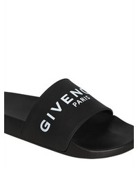 Givenchy Logo Embossed Rubber Slide Sandals