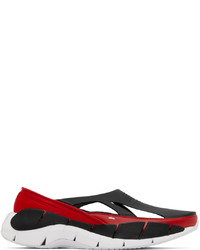 Maison Margiela Red Black Reebok Edition Croafer Sneakers