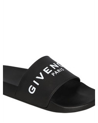 Givenchy Slide Logo Rubber Flat Sandals