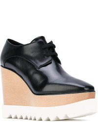 Stella McCartney Black Elyse Platform Shoes