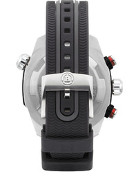 Brera 47mm Prodiver Chronograph Watch With Rubber Strap Blacksilver