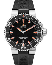Oris Aquis Date Stainless Steel And Rubber Divers Watch