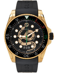 Gucci Black Gold Dive Watch