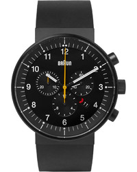 Braun Bn0095 Rubber And Stainless Steel Watch