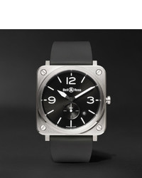 Bell & Ross Br S 39mm Steel And Rubber Watch