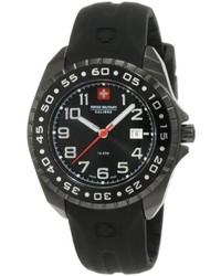 Swiss Military Calibre 06 6s1 04 0077 Sealander Black Rotating Bezel Rubber Watch