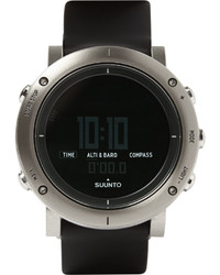 Suunto Core Brushed Stainless Steel And Rubber Sports Watch