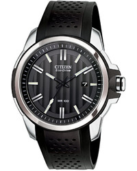 Citizen Drive From Eco Drive Black Rubber Strap Watch 45mm Aw1150 07e