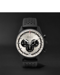 Zenith El Primero Chronomaster 1969 42mm Ceramicised Aluminium And Rubber Watch Ref No 24204140021r576