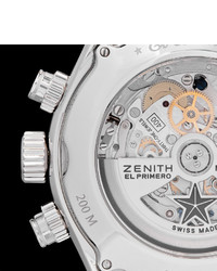 Zenith El Primero Sport 45mm Stainless Steel And Rubber Watch