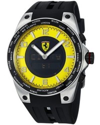 Ferrari Fe 05 Acc Yw 45mm Black Rubber Swiss Made Watch