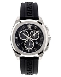 Versace Geo Chronograph Silicone Watch