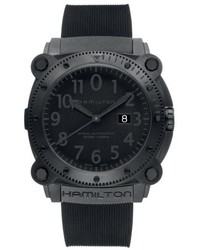 Hamilton Khaki Belowzero Automatic Rubber Strap Watch 46mm