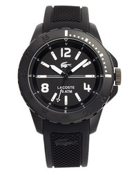 Lacoste Fiji Silicone Strap Watch 46mm Black